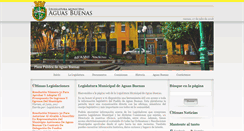 Desktop Screenshot of legislaturaaguasbuenas.com